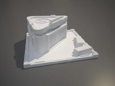 Futuristic Supply Center 3D print model