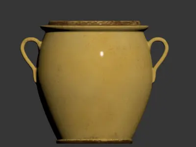 Altman Handcrafted Ceramic Vase 3D model