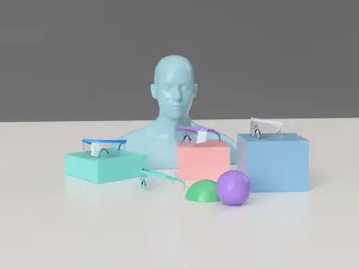 Sports Sunglasses 3D model