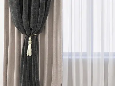 Set 79 Curtains 3D model