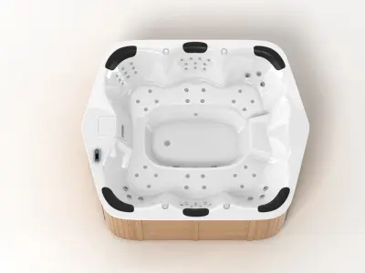 Whirlpool 6 Person Hot Tub 3D model
