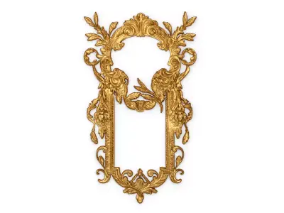 Classic decor ornament carved 68  3D model