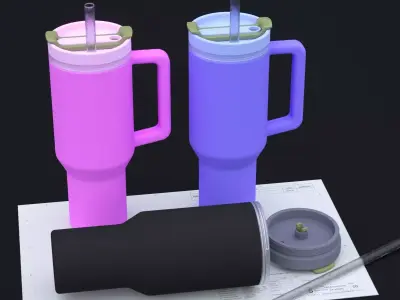 GENERIC HOT AND COLD THERMAL CUP 2025 3D model