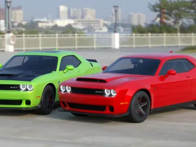 Dodge Challenger SRT Hellcat and  Demon 3D model