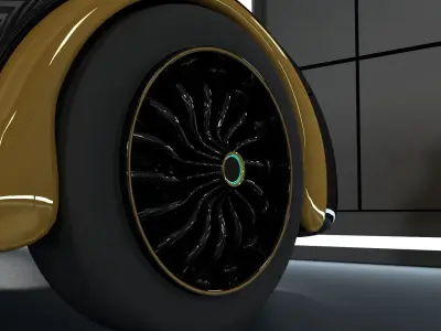 Futuristic Car 3D model