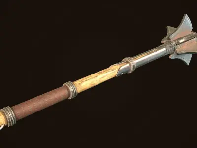 Mace 13 Low-poly 3D model