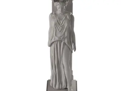 Caryatid Sculpture 3D model