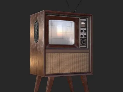 Old Television Pack PBR 3D Model Collection