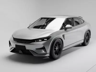 BYD Song L Low-poly 3D model