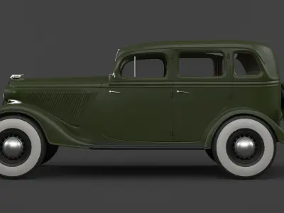 Gaz M1 3D model