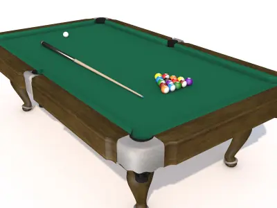 Pool Billiard Table  3D model