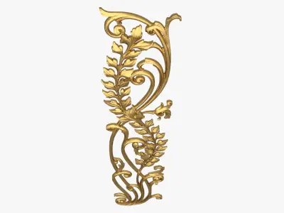 Classic decor ornament 256 3D model