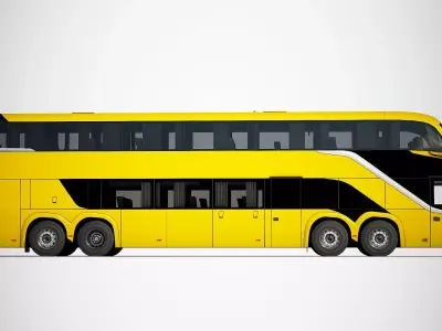 Comil Invictus DD Low-poly 3D model