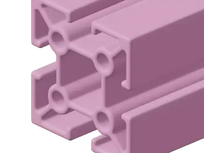 Plastic Premium Square Profile Toy 3D model