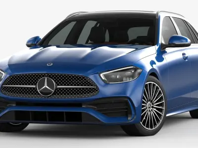 Mercedes-Benz C-Class Estate 2022 3D model