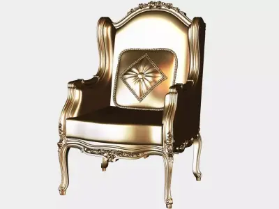 Carved sofa for cnc 14 3D model