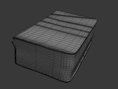 Old Book Bible 3D model