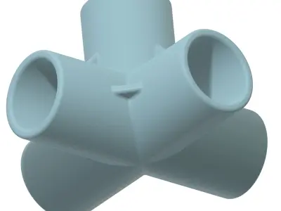PVC 5 Way Fitting Pack 3D print model