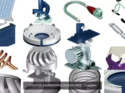 CREATIVE ENGINEERING DESIGN PACK 3D Model Collection