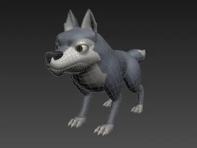 Wolf Character 3D model