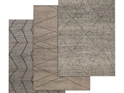 Rug Set 1972 3D model