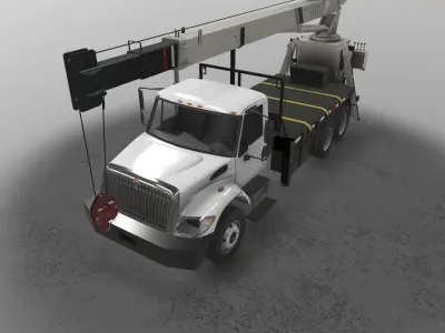  Crane International 7400 Low-poly 3D model