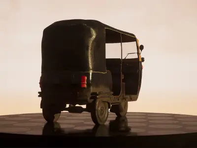 Egyptian Tuktuk 3D model