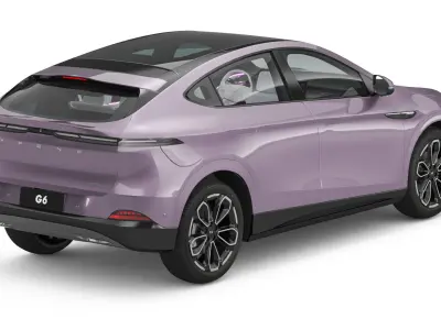 2026 Xpeng G6 with Interior 3D model