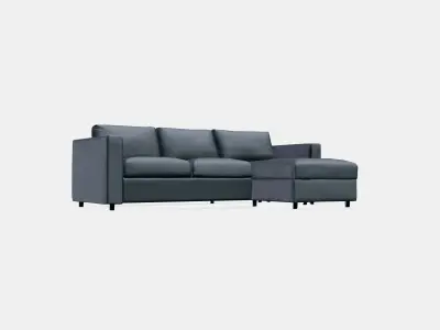 VIMLE 3seat sofa with chaise longue Low-poly 3D model