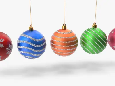 Christmas Ornaments 3D model