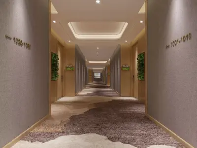 Hotel hallway  3D model