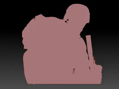 Soldier 3D print model order