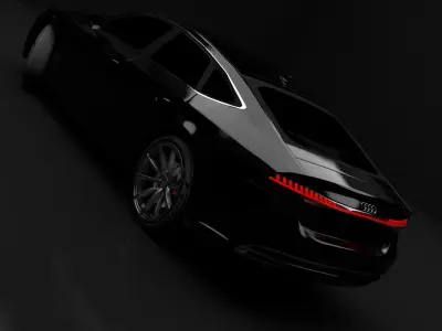 Audi A7 2018  3D model