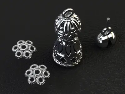 Rosary tassel 3D print model