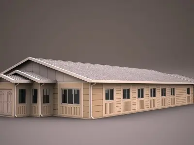 PREFABRICATED BUILDING 5 3D model