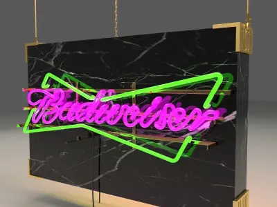 Neon sign 3D model