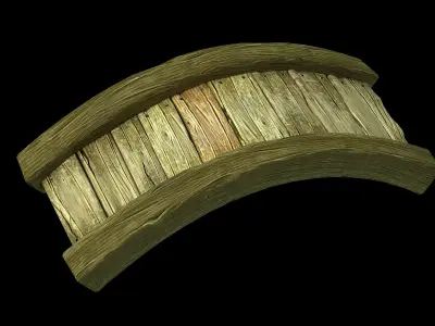 Game Cartoon - Bridge 75 3D model