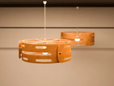 hanging lamp Low-poly 3D model