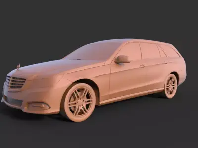 Mercedes-Benz E250 3D print model