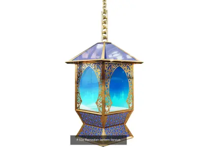 Ramadan lantern fanous Mega  G9 3D Model Collection