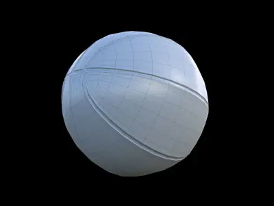 Basket ball Low-poly 3D model