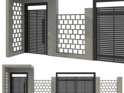 Fence 3D model
