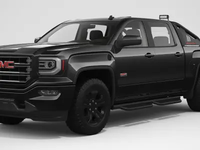 2017 GMC Sierra 1500 Crew Cab All Terrain X 3D model
