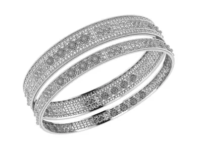 Indian Traditional Bracelets 3D print model