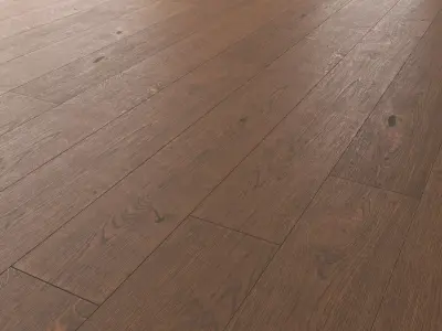 Wood floor Oak Nevis Brushed 3D model