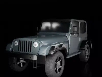 Jeep Wrangler 1995  3D model