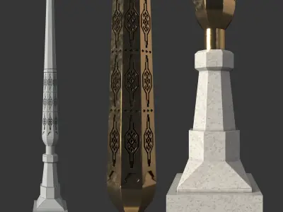 Arc series - Column D 3D model