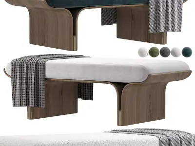 Stami Bench By Gallottiradice 3D model