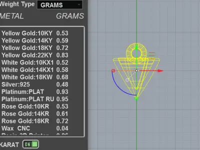  Geometric Triangle Pendant Free 3D print model