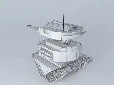 Robot Birag Free 3D model